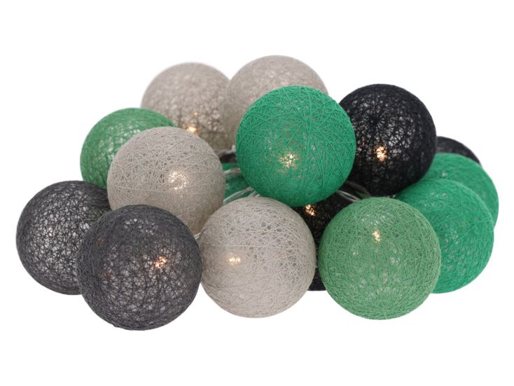 Pro Garden Guirlande lumineuse en coton vert