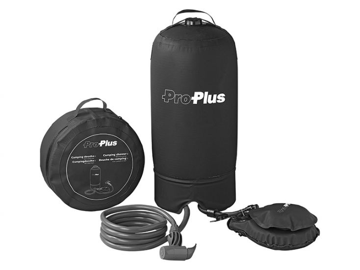 ProPlus douche camping avec pompe à pied