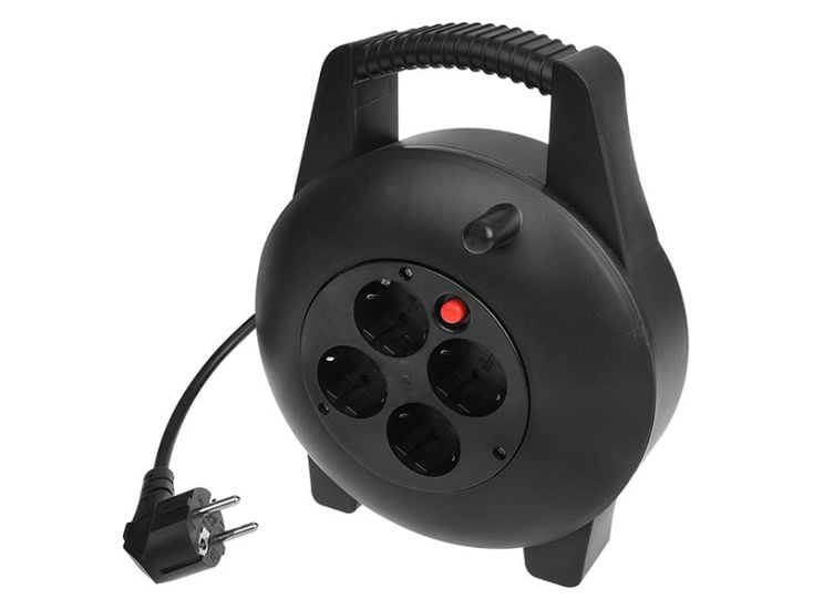 ProPlus enrouleur de câble Schuko - 10 Mètres