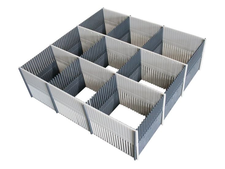 Organisateur de tiroir Purvario - Gris Anthracite