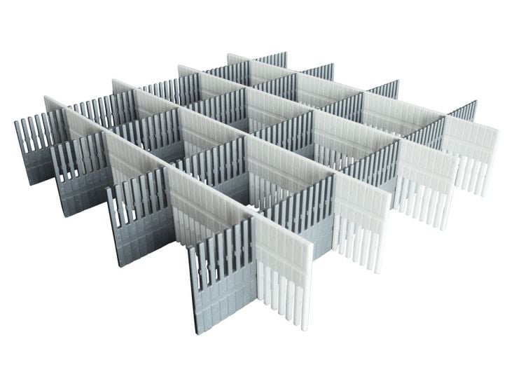 Purvario organisateur de tiroir - Grey