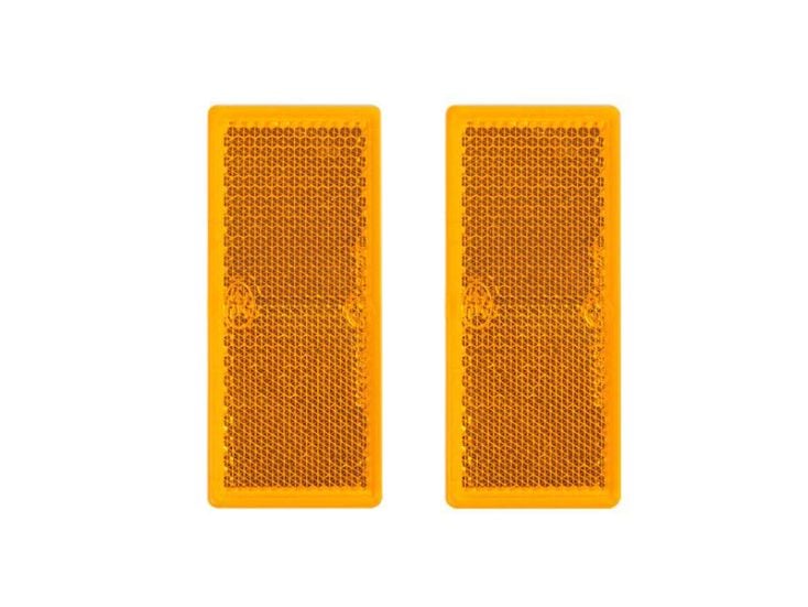 ProPlus catadioptre rectangulaire autocollant - Orange