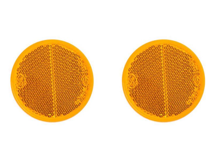 ProPlus catadioptre rond autocollant - Orange