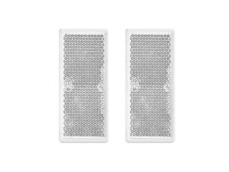 ProPlus catadioptre rectangulaire autocollant - White