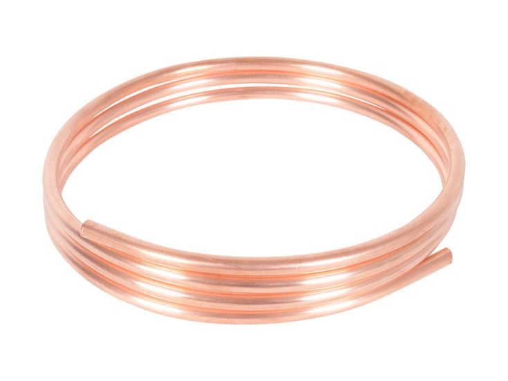 Obelink 8 mm tuyau de gaz en cuivre - 2 m