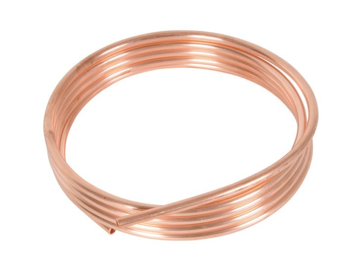 Obelink 8 mm tuyau de gaz en cuivre - 3 m