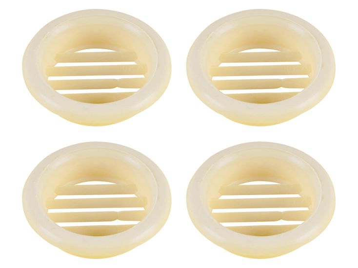 Grille d'aération encastrée avec lamelles
