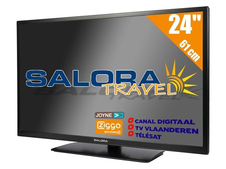 Salora TV LED avec triple tuner intégré - 24 Inch