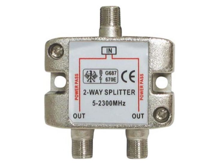 Répartiteur coaxial satellite