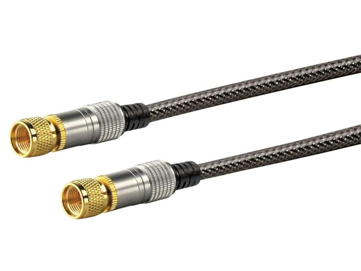 Schwaiger Black câble satellite fiche F - 1,5 métres