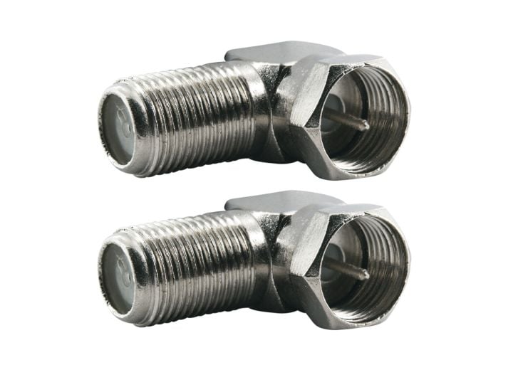 Schwaiger 2x fiche F coudée