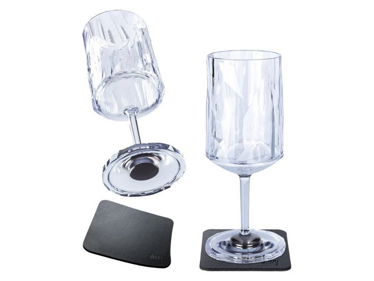 Silwy verres à vin magnétiques en plastique