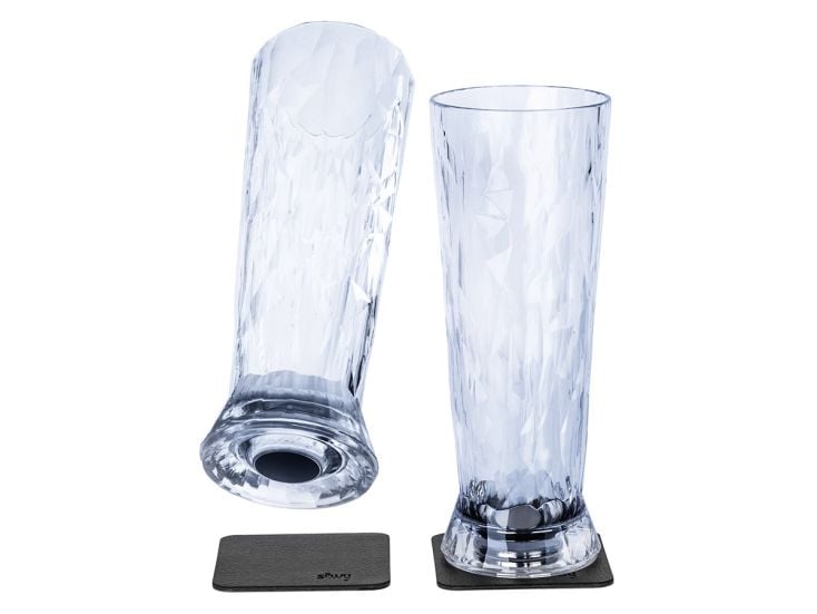 Silwy verre à bière magnétiques en plastique