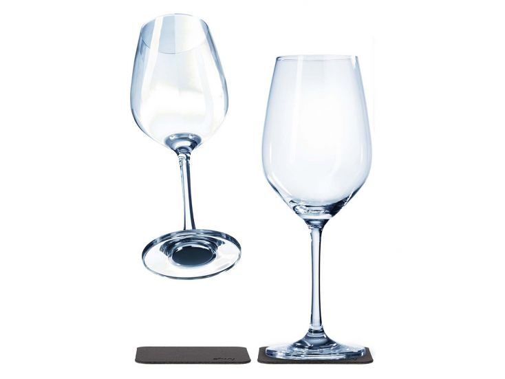 Silwy verres à vin magnétiques en cristal