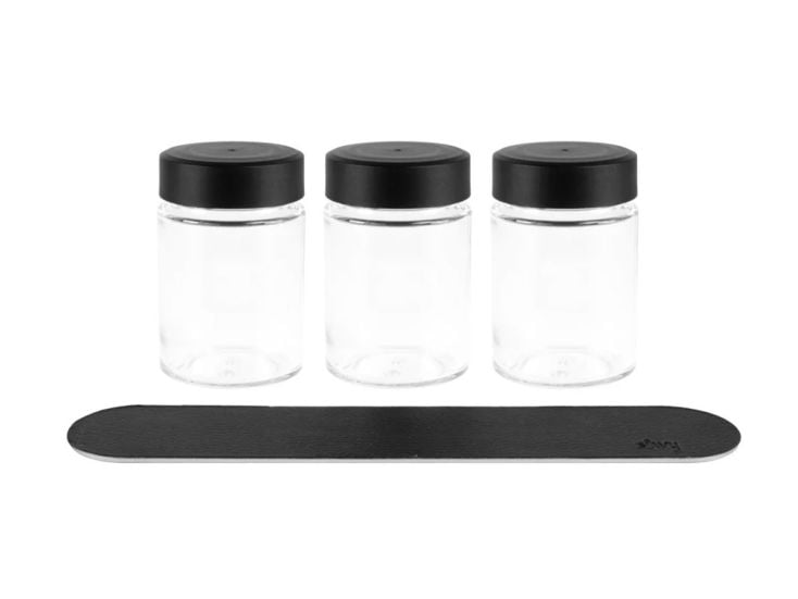 Silwy 3-Pièces Pots à épices magnétiques
