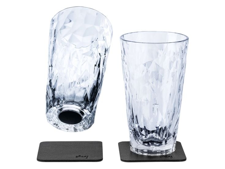 Silwy verres à soda magnétiques en plastique