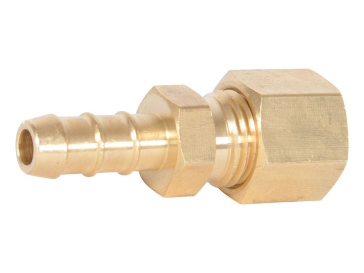 Obelink 8 mm raccord à compression x adaptateur cannelé pour tuyau