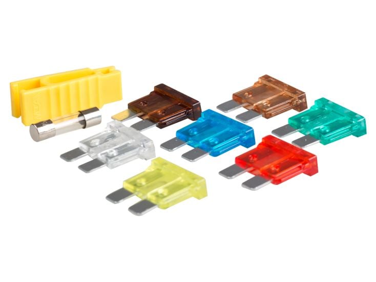 Lot de 9 fusibles standards