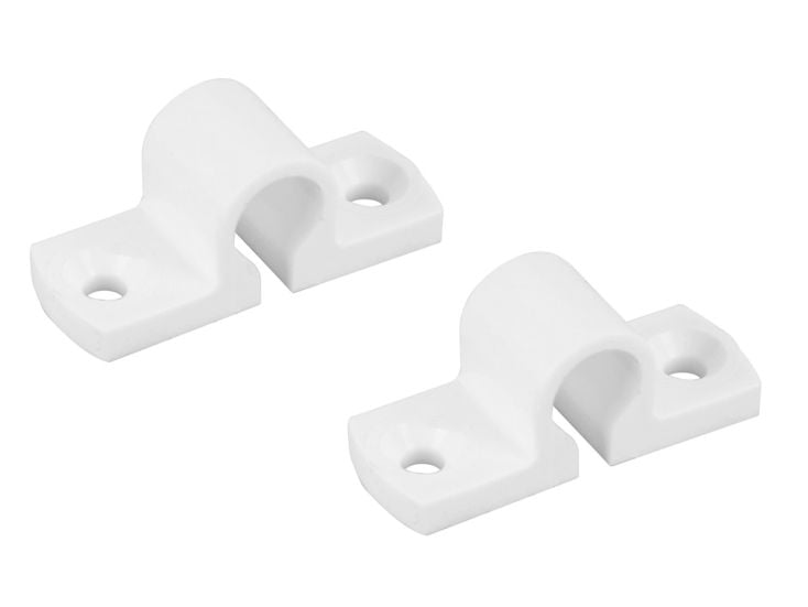 Obelink supports de barre matière synthétique - White