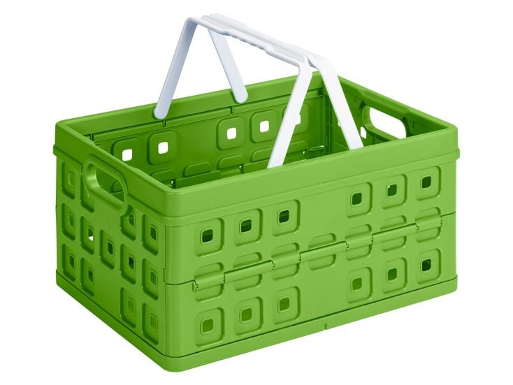 Sunware Square caisse pliante + anse - Green
