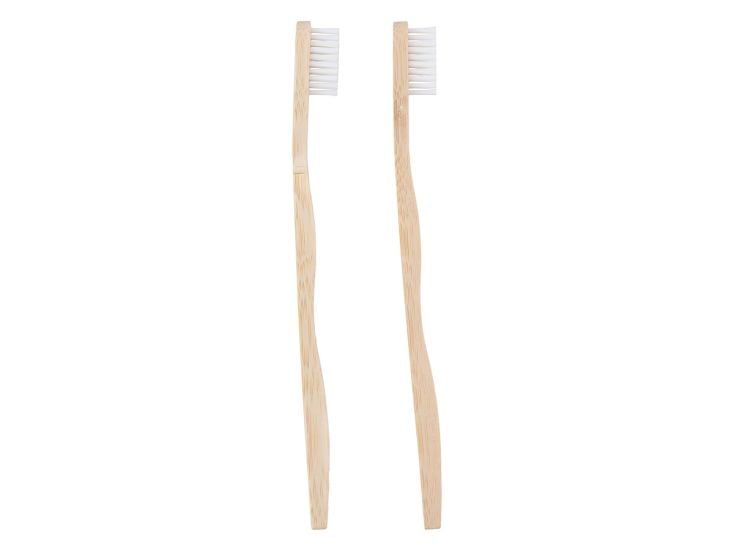 Lot de 2 brosses à dents en bambou