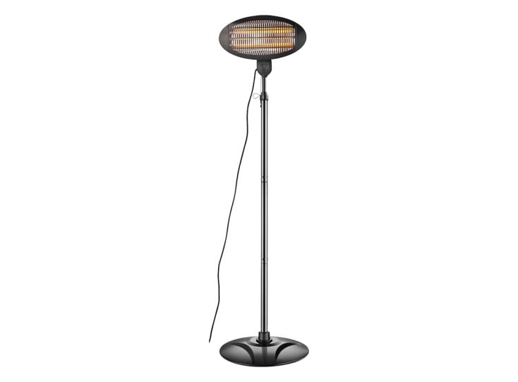 Chauffage de terrasse sur trépied BlooBoost – 2000 W, infrarouge quartz