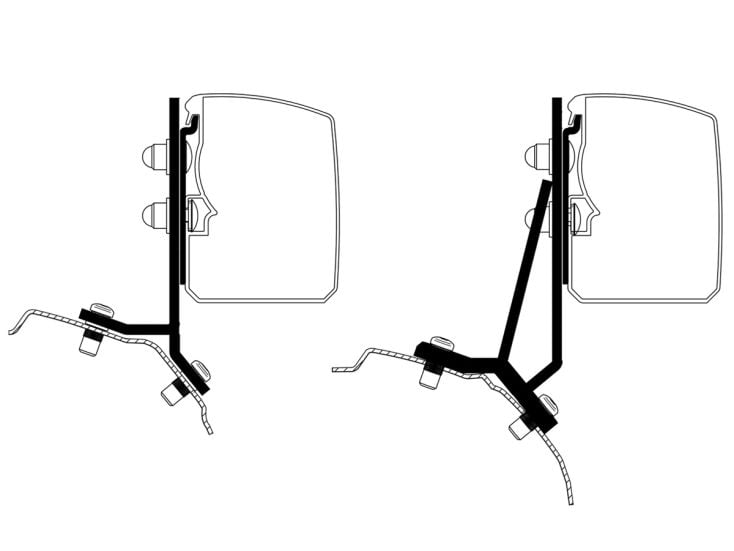 Thule adaptateur 3200 pour Ford Transit/Tourneo Custom