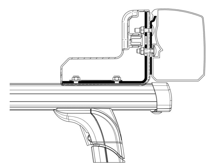 Thule adaptateur 3200 Roof Rack