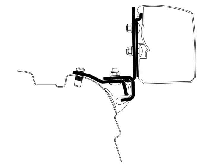 Thule Adaptateur 3200 VW T5/T6 Brandrup