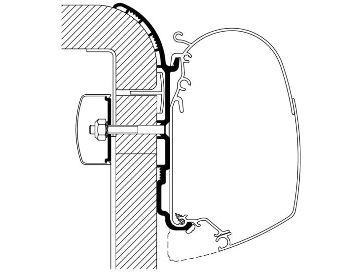 Thule adaptateur Bürstner