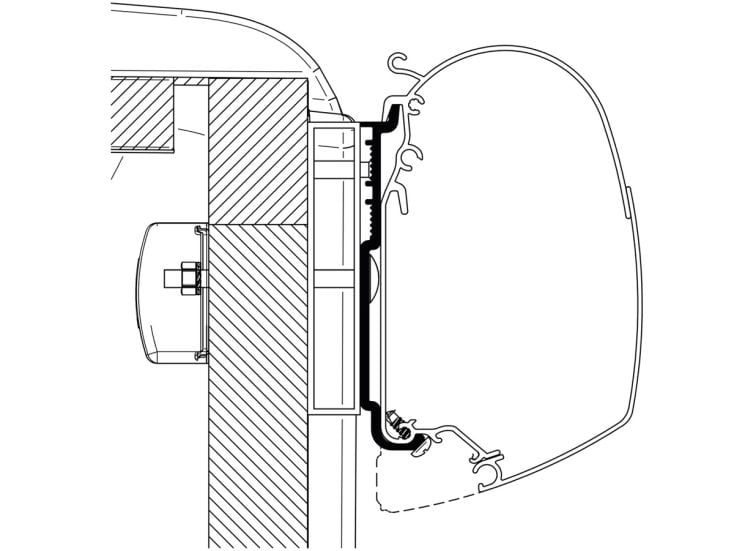 Thule adaptateur Carado Sunlight