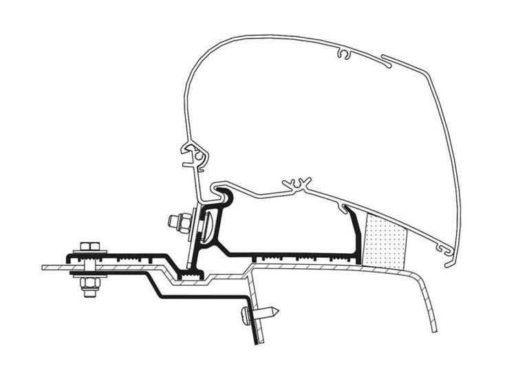 Thule adaptateur Master Movano > 2010 Thule adaptateur Master Movano > 2010