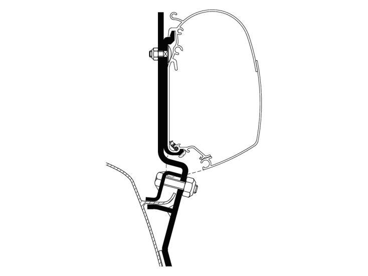 Thule adaptateur VW T2 & T3 Thule adaptateur VW T2 & T3