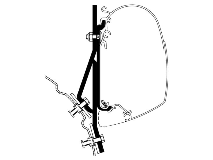 Thule adaptateur VW T4