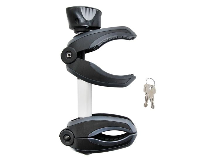 Thule Bike Holder 4 barre de fixation grise avec bouton ACUTight