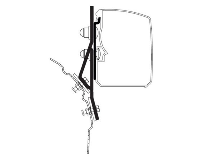 Thule adaptateur VW T4