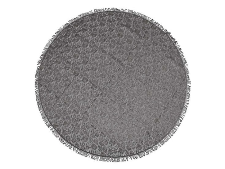Unique Living nappe mousse Ø 160 - Grey