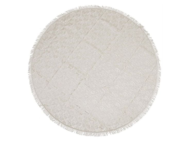 Unique Living nappe mousse Ø 160 - Khaki