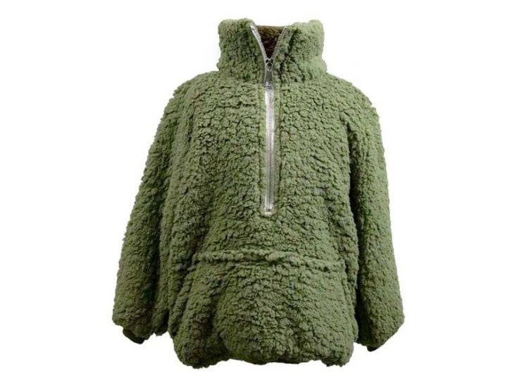 Sweat à capuche oversized Willow Unique Living enfants - Winter Green