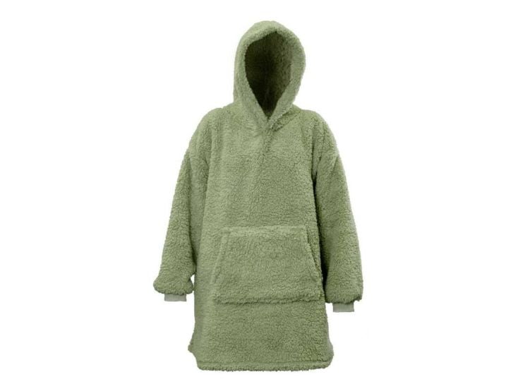 Sweat à capuche oversize Unique Living - Vert hiver