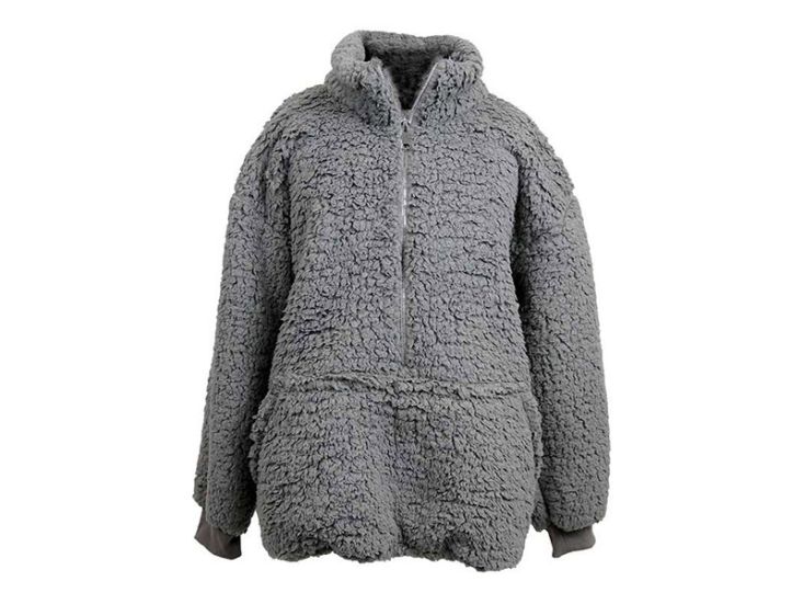 Sweat à capuche oversized Unique Living Willow - Gris foncé