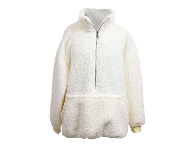 Unique Living Willow sweat à capuche oversized - Dove White