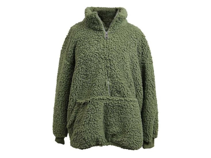 Unique Living Willow sweat à capuche oversized - Winter Green