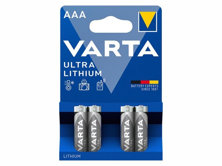 Varta Ultra Lithium AAA 4 piles Varta Ultra Lithium AAA 4 piles