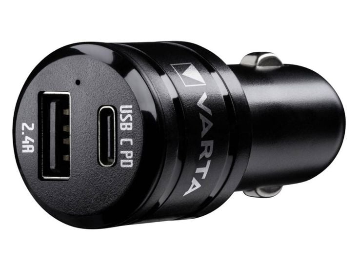 Chargeur de voiture Varta double USB