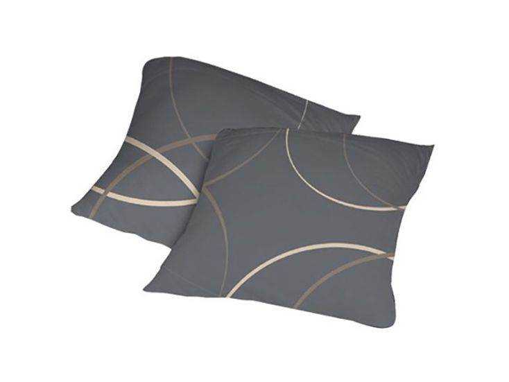 ViaMondo Ellipse taie d'oreiller - lot de 2