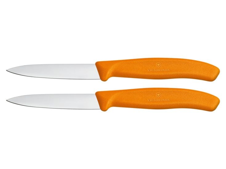 Victorinox Swiss Classic lot de couteaux éplucheurs - Orange