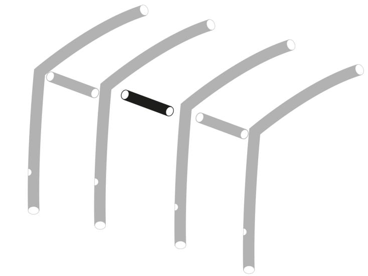 Obelink Viera 390/Mallorca Easy Air tube pneumatique transversal