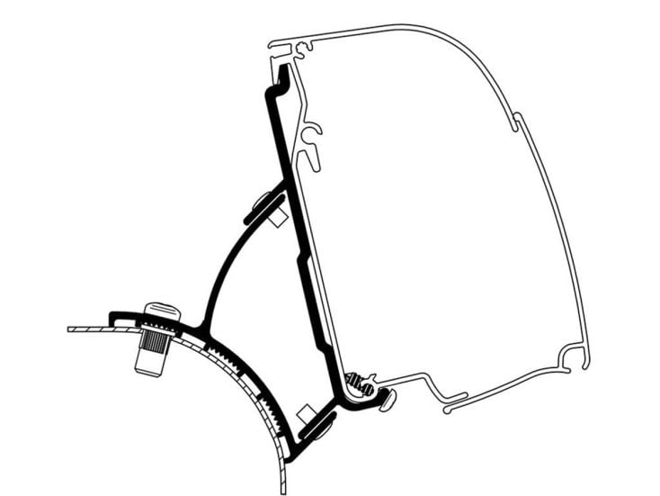 Thule adaptateur 4200 VW T5/T6 Thule adaptateur 4200 VW T5/T6