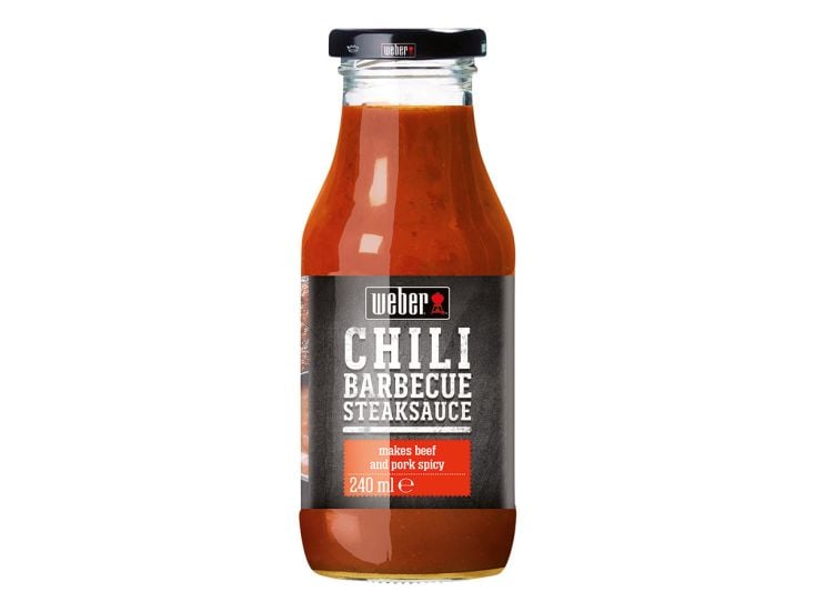 Weber sauce barbecue chilli pour steaks